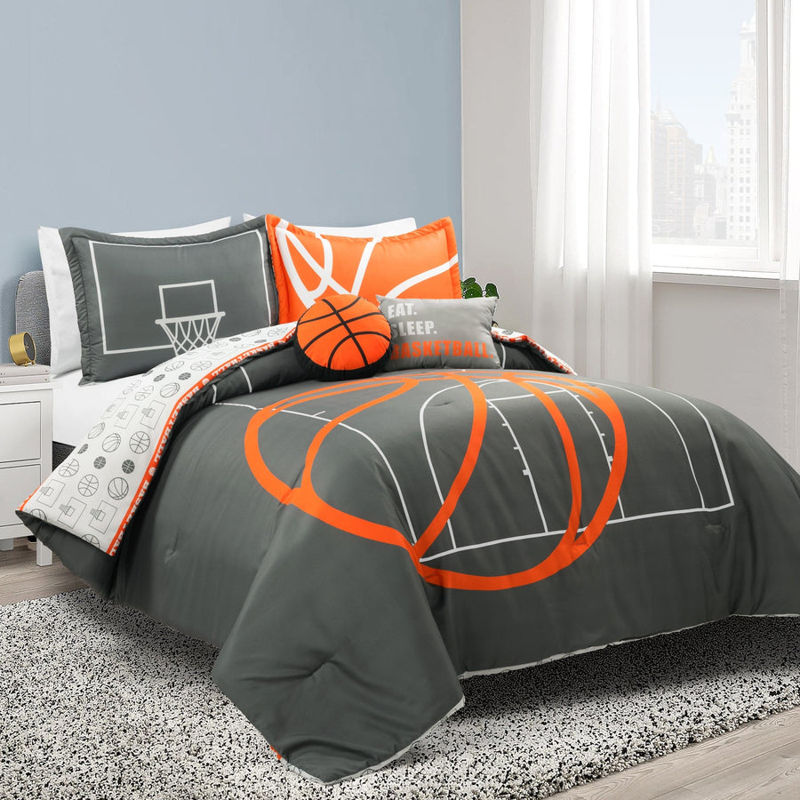 Basketball Bedding - Charcoal