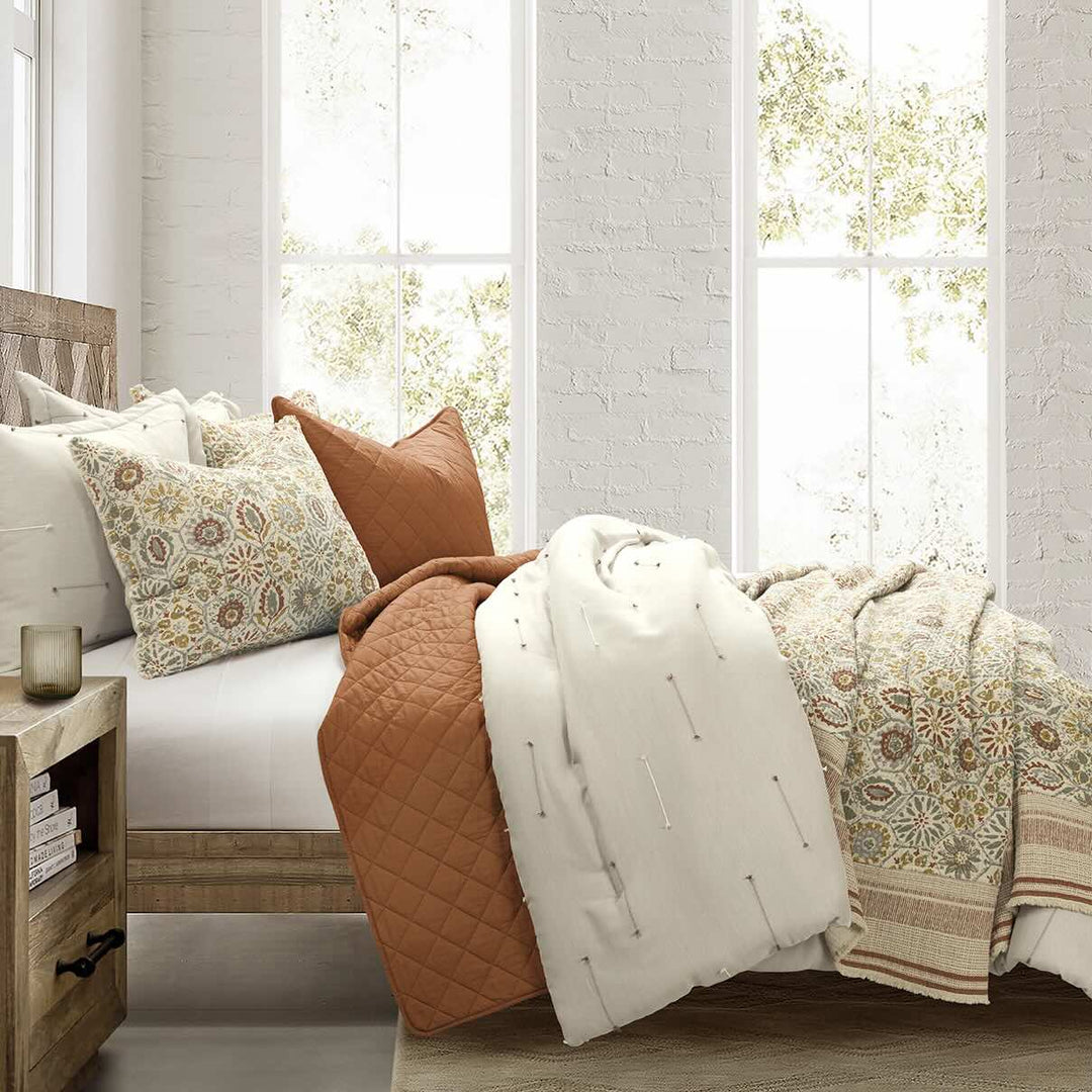 Lush Decor Layered quilts and comforter for the cozy fall season.