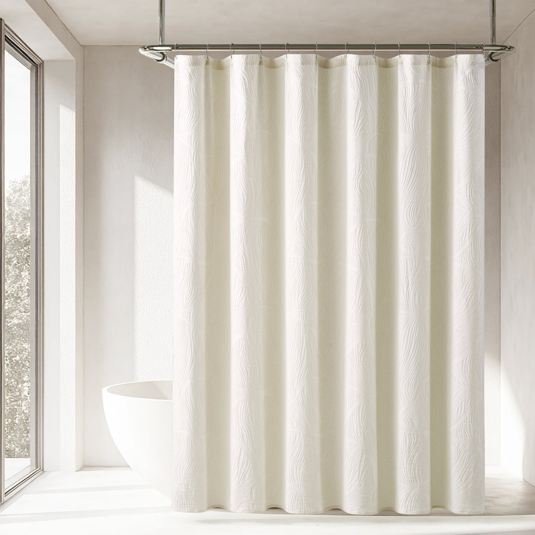 White & Neutral Shower Curtains