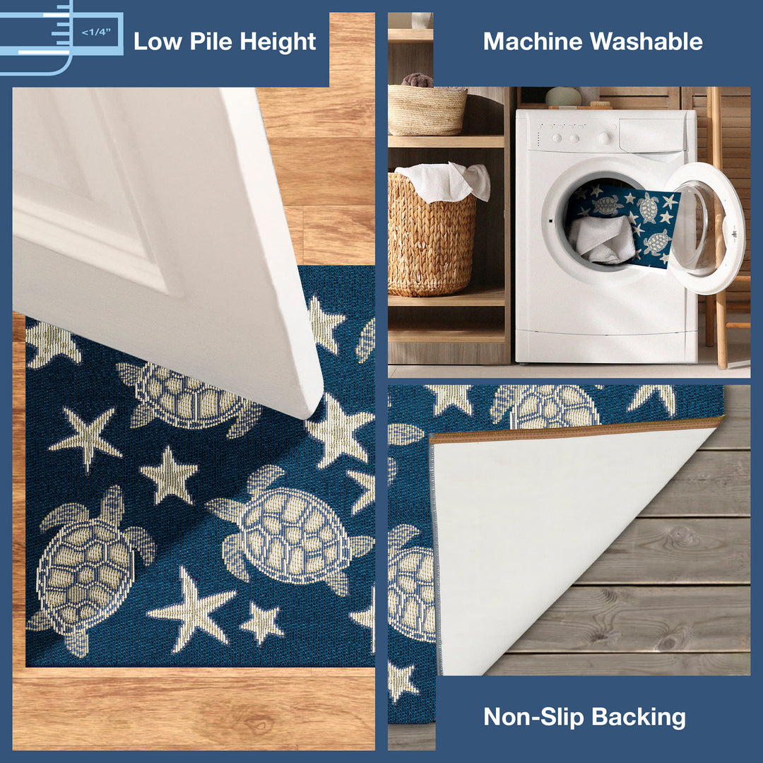 Navy | 2'5" x 3'11"