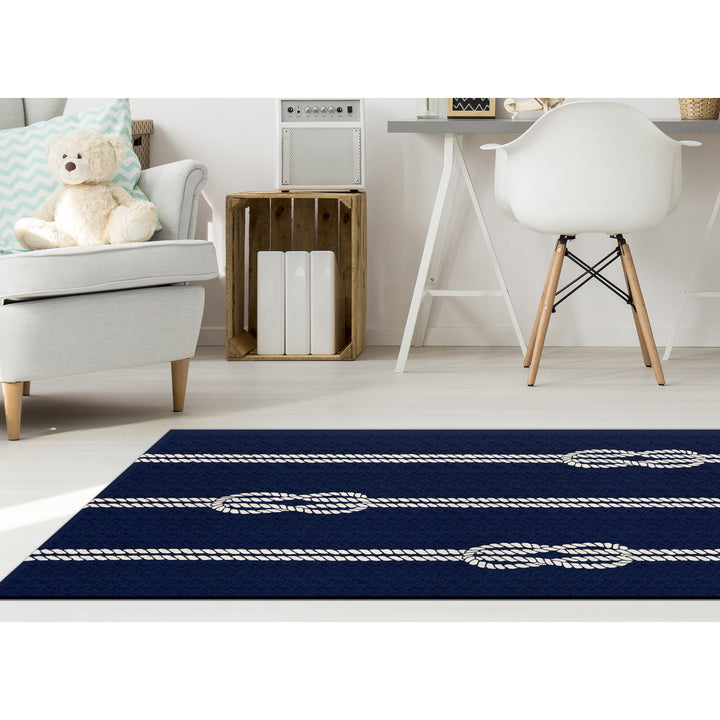 Navy | 5' x 7'6"