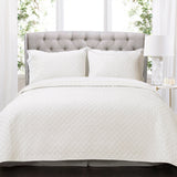 Bedding Bundle: Royal Empire Quilt + Emma Faux Fur Comforter + Ava Diamond Quilt