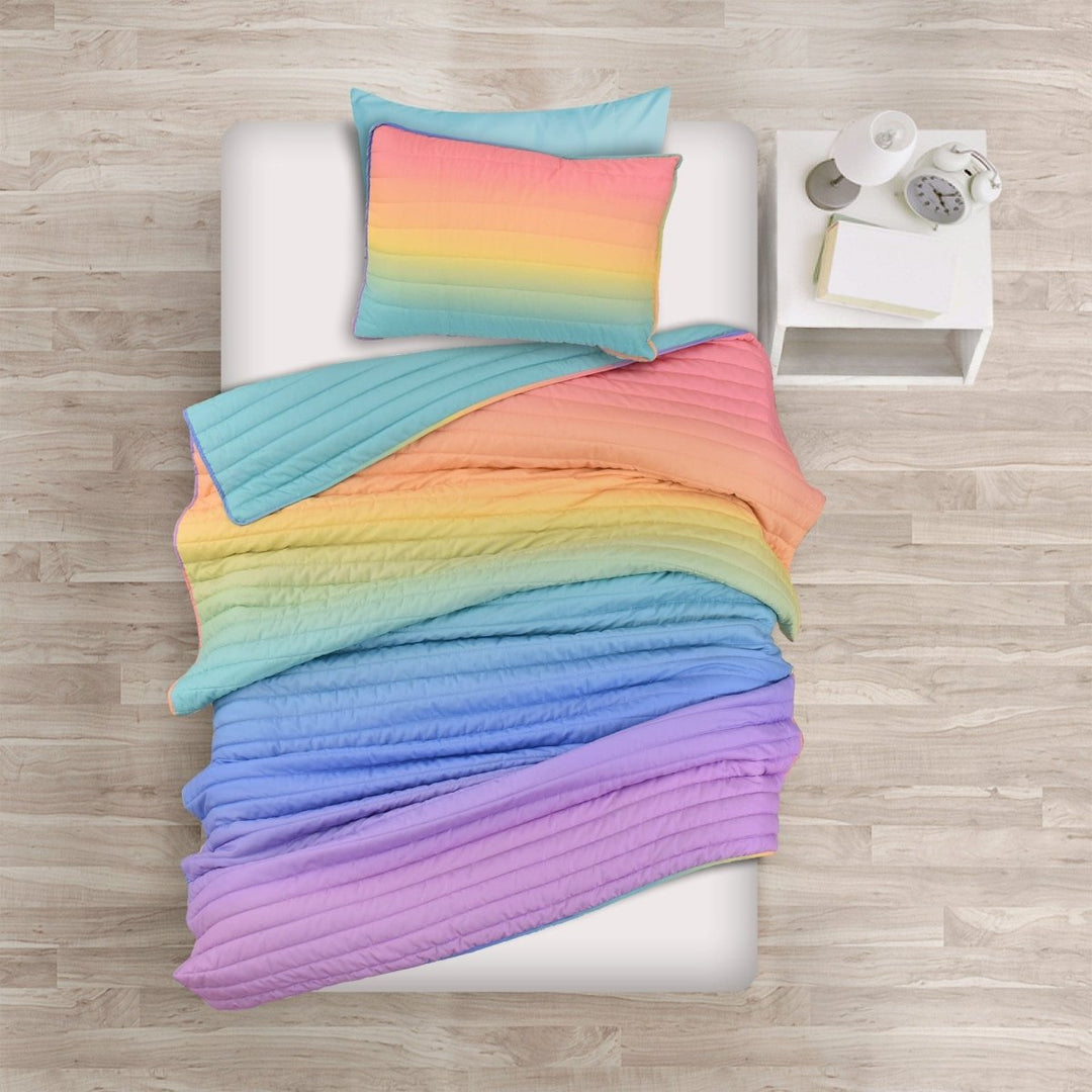 Rainbow/Turquoise | Twin/Twin-XL (with Pillowcase)