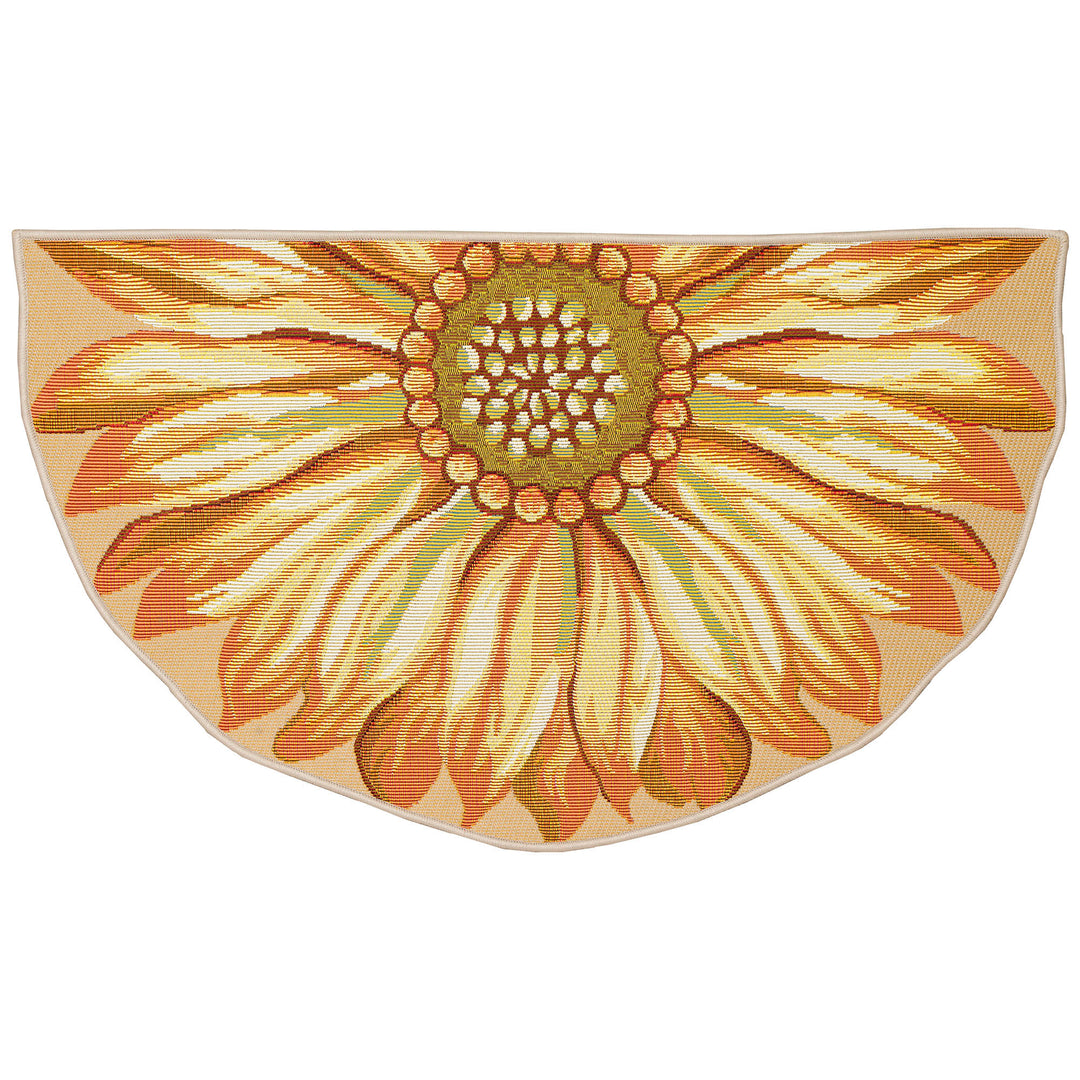 Yellow | 3'3" x 2'1" 1/2 Round