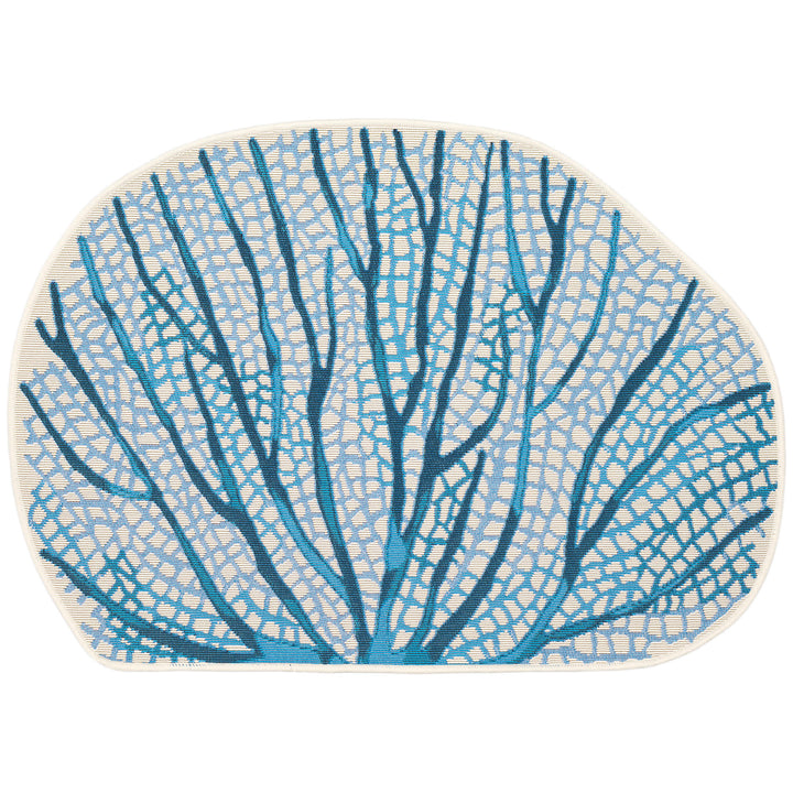 Navy | 3'3" x 2'1" 1/2 Round
