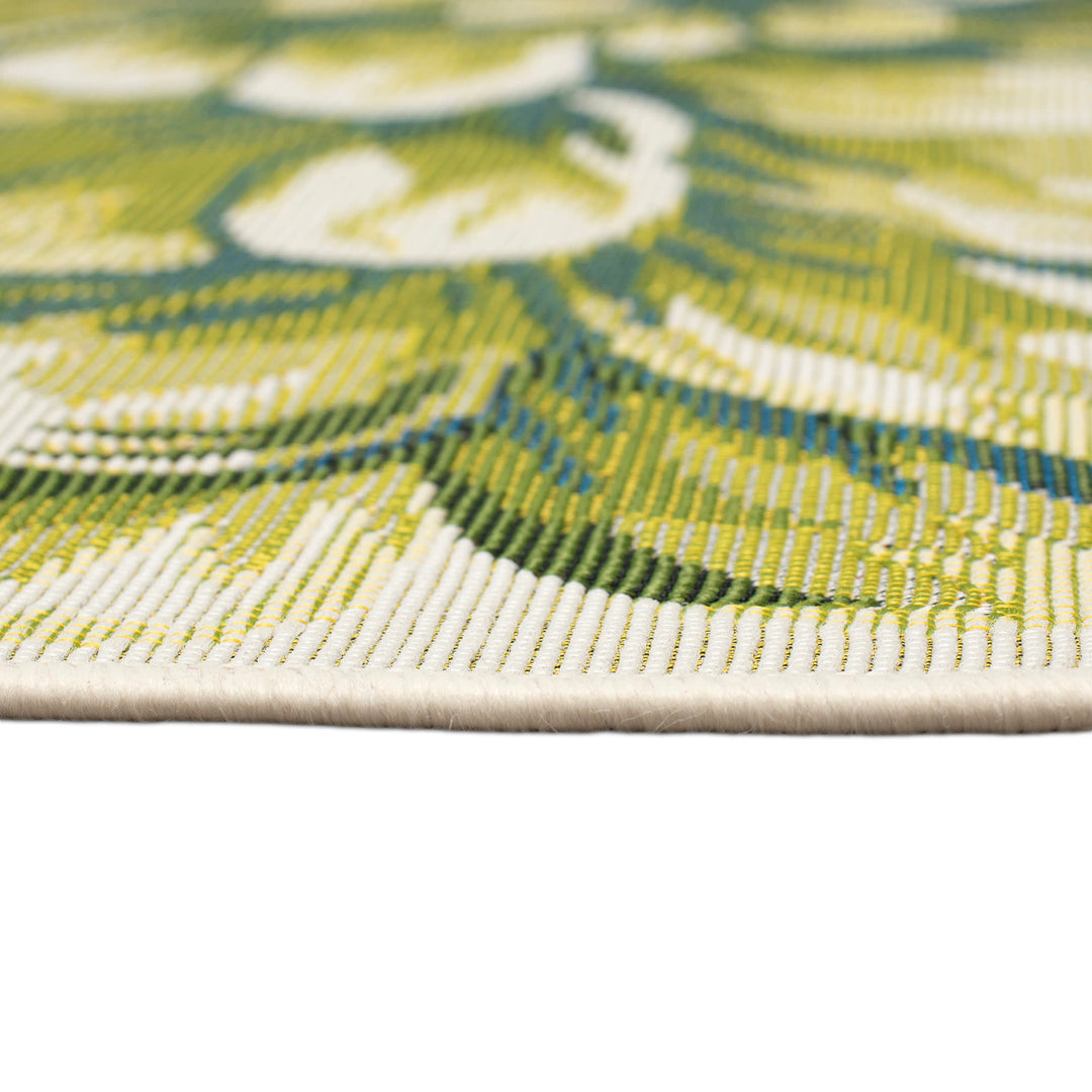 Green | 3'3" x 2'1" 1/2 Round