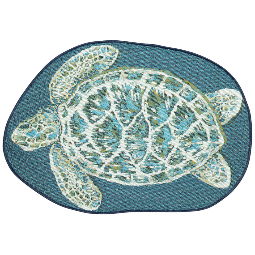 Blue | 3'3" x 2'1" Shaped