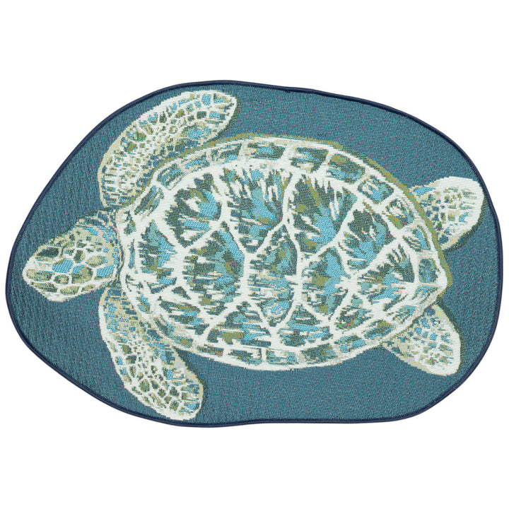 Blue | 3'3" x 2'1" Shaped