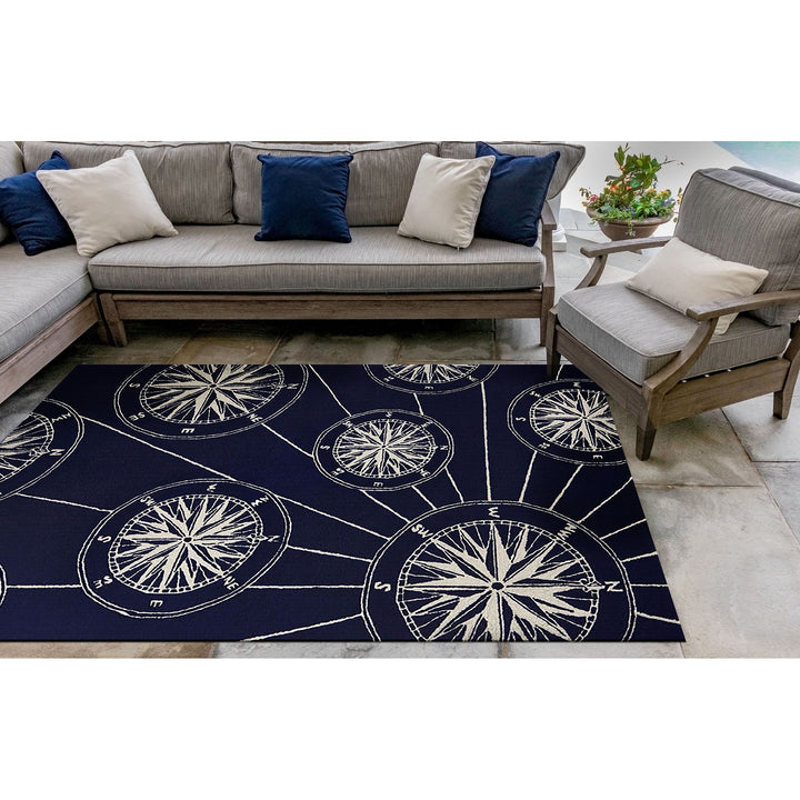 Navy | 5' x 7'6"