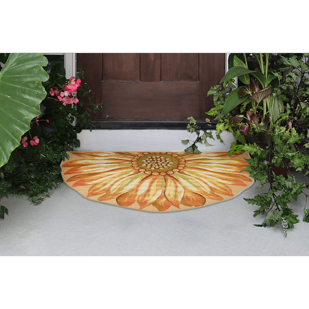 Yellow | 3'3" x 2'1" 1/2 Round