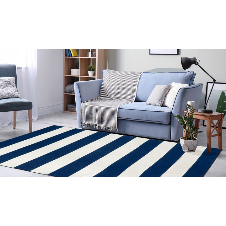 Navy | 5' x 7'6"