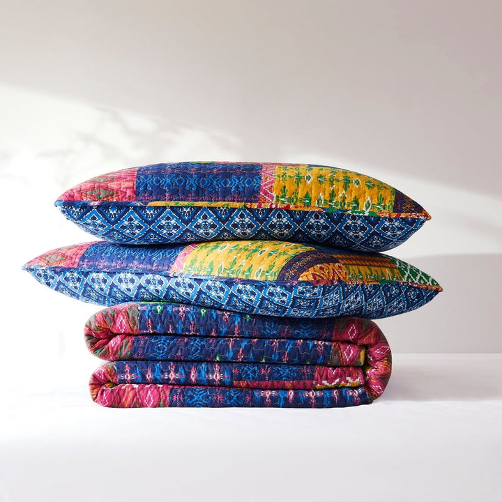 Fuchsia_Navy | Full/Queen