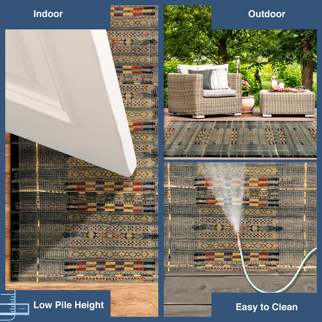 Black | 4'10" x 7'6"