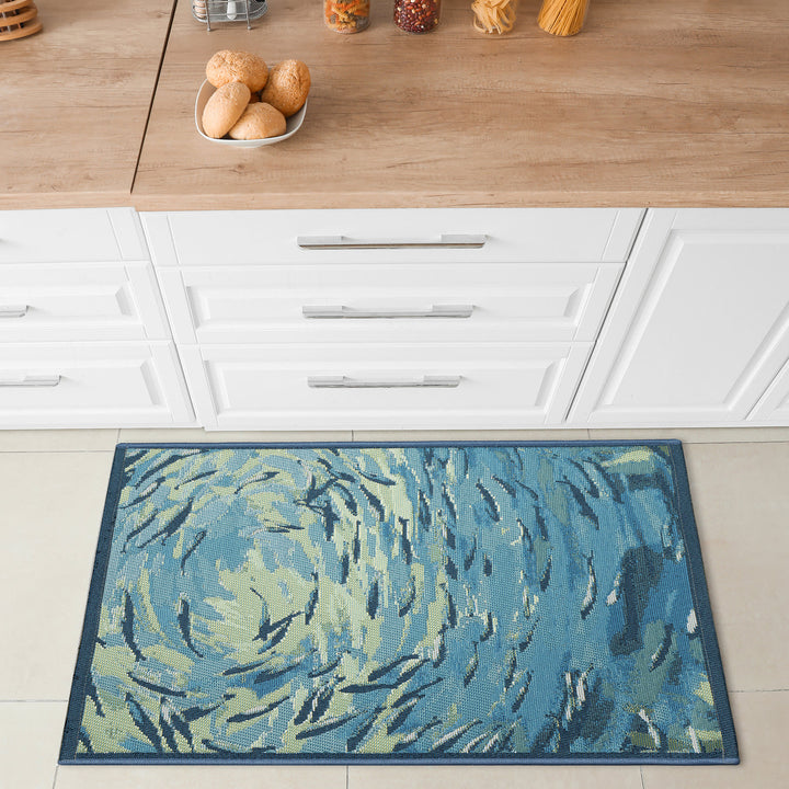 Blue | 2'5" x 3'11"