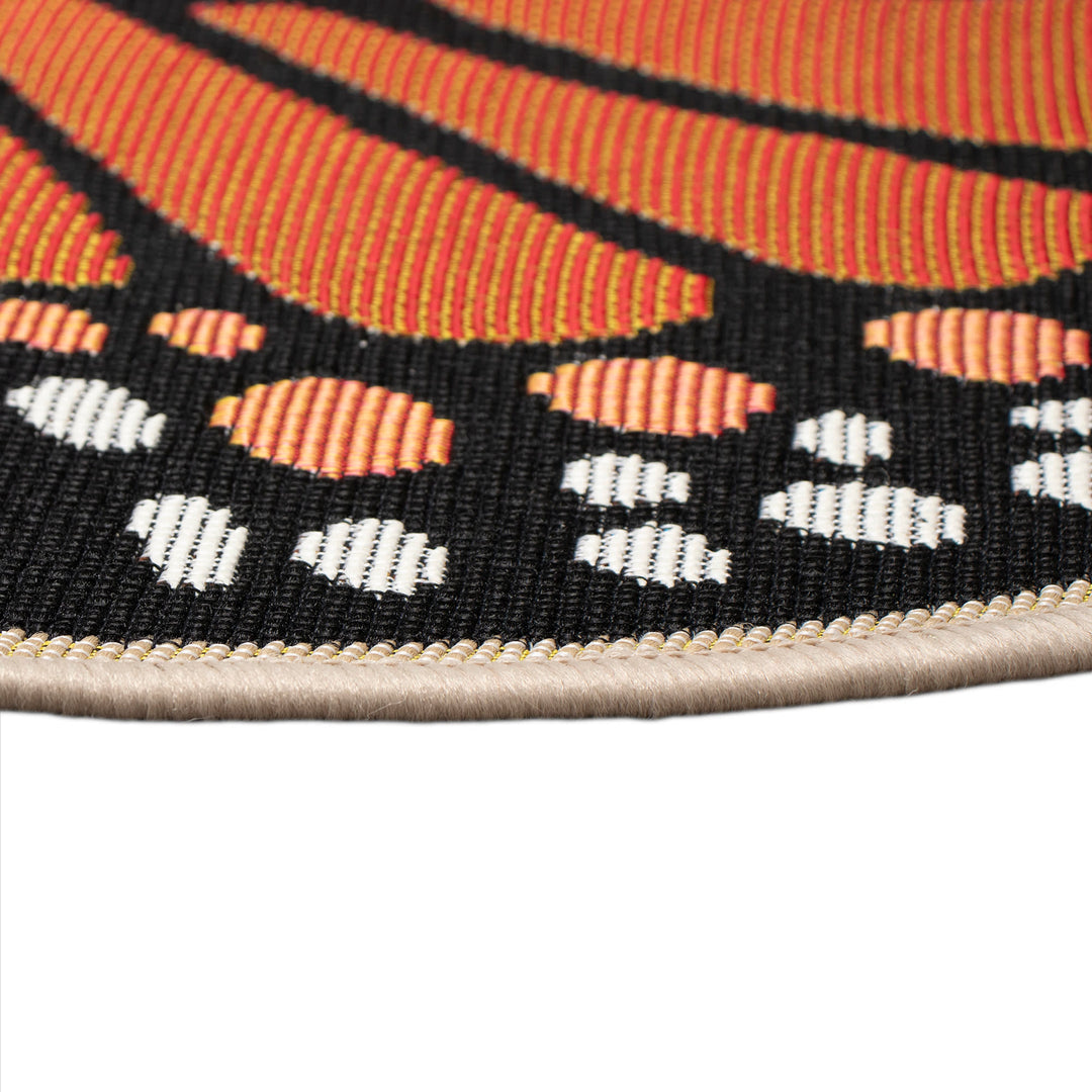 Orange | 3'3" x 1'9" Shaped