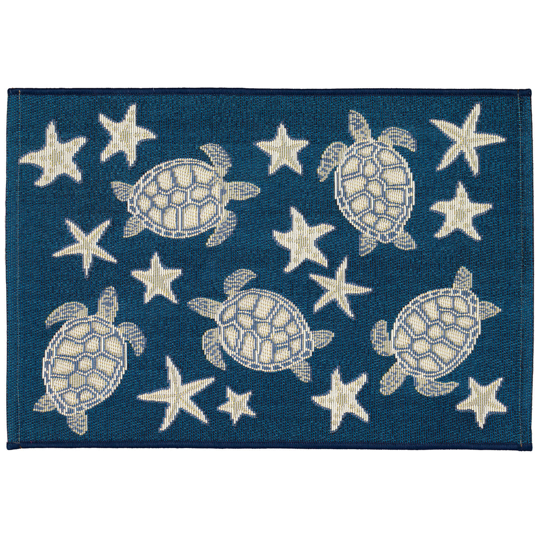 Navy | 1'11" x 4'11"