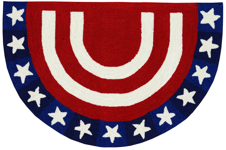 Red | 2' x 3' 1/2 Round