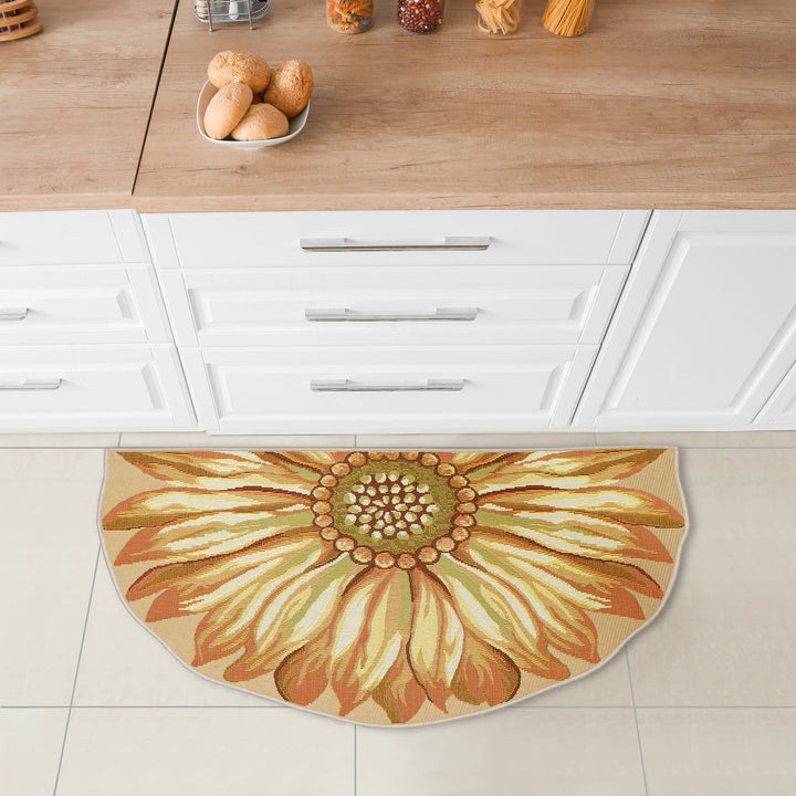 Yellow | 3'3" x 2'1" 1/2 Round