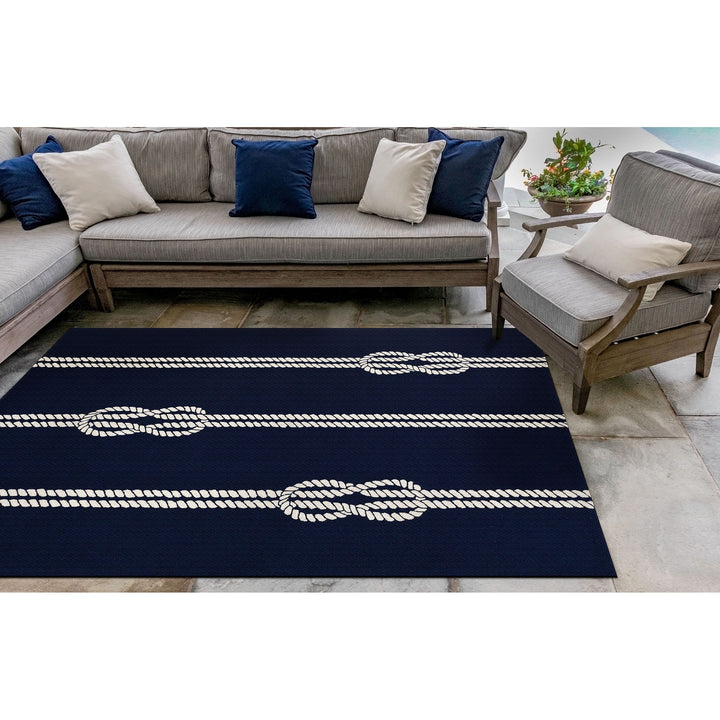 Navy | 5' x 7'6"