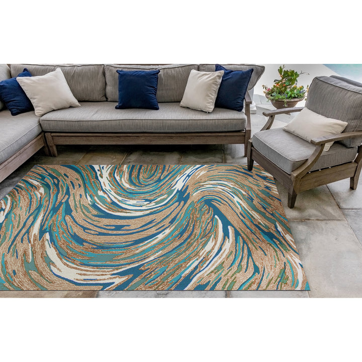 Aqua | 5' x 7'6"