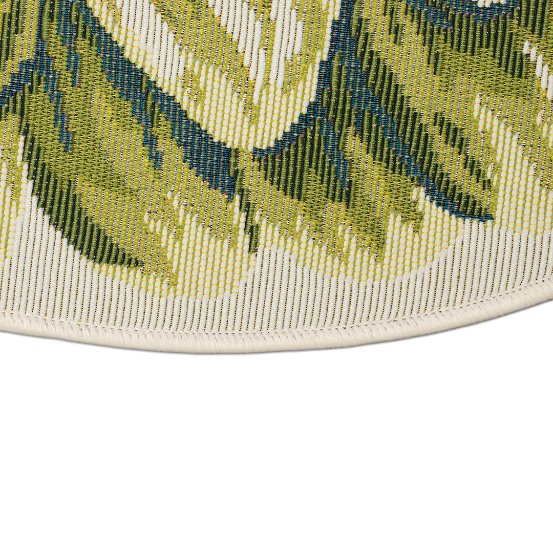 Green | 3'3" x 2'1" 1/2 Round