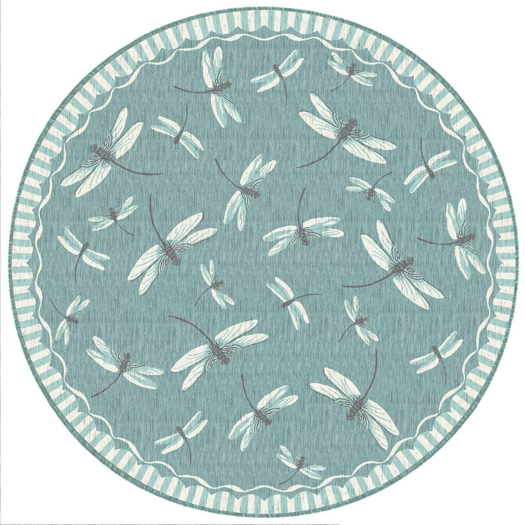 Carmel Dragonfly Indoor Outdoor Area Rug
