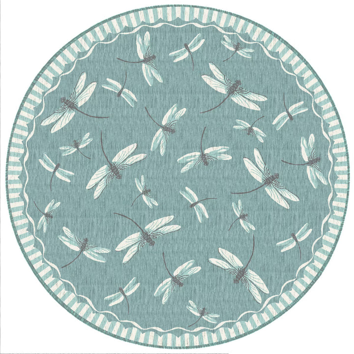 Carmel Dragonfly Indoor Outdoor Area Rug