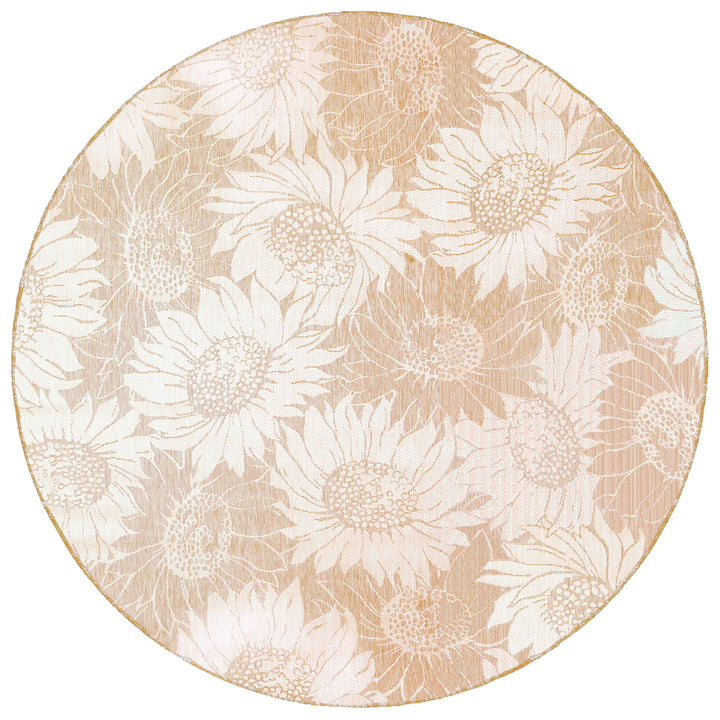Carmel Sunflower Field Indoor Outdoor Area Rug