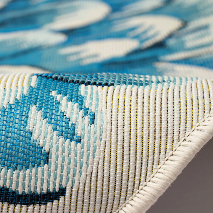 Blue | 3'3" x 2'1" 1/2 Round