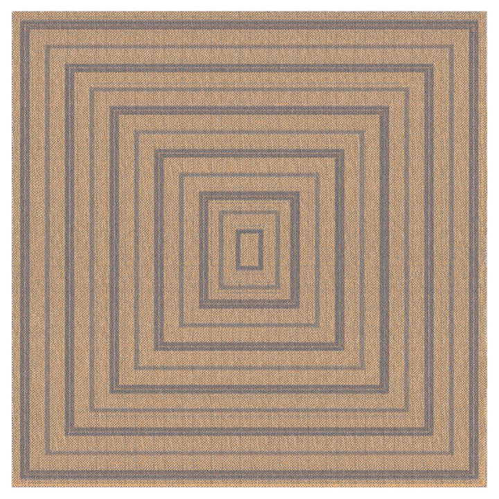 Sahara Multi Border Indoor Outdoor Area Rug