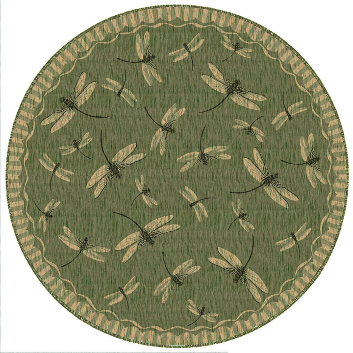 Carmel Dragonfly Indoor Outdoor Area Rug