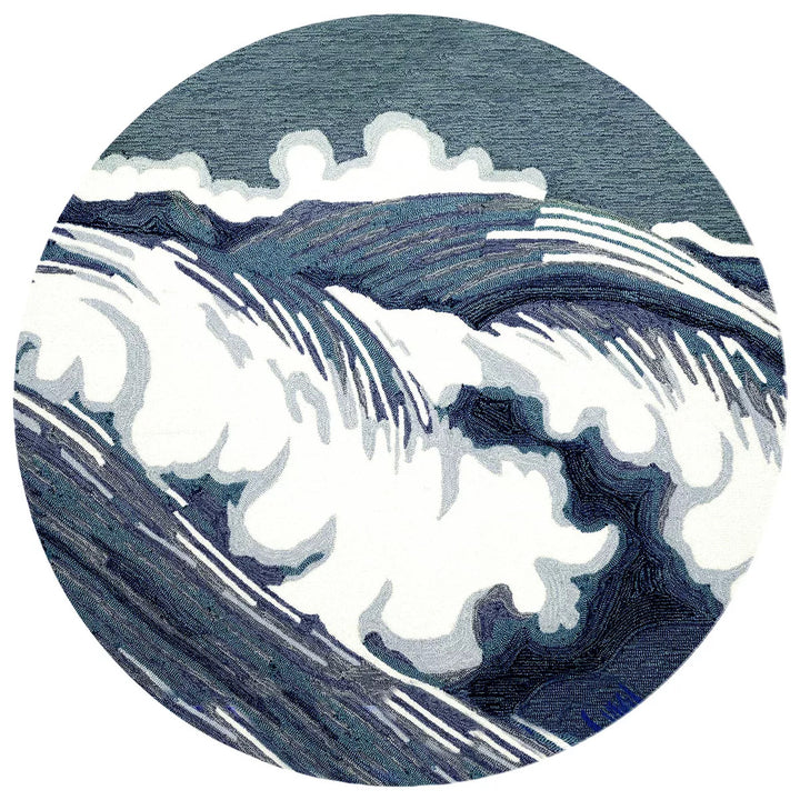 Capri Wave Indoor Outdoor Area Rug