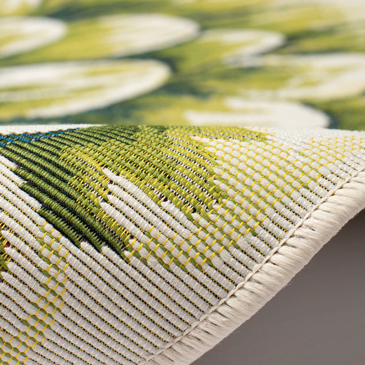 Green | 3'3" x 2'1" 1/2 Round