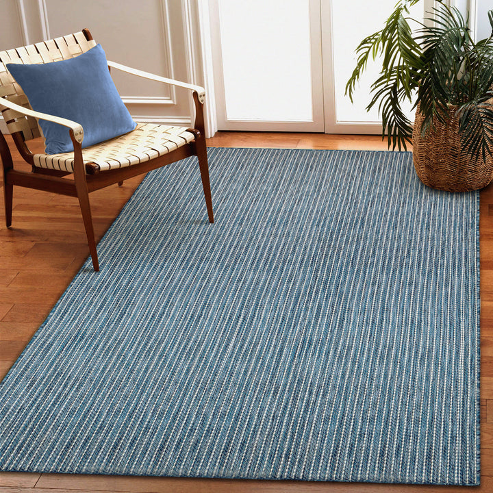 Carmel Texture Stripe Indoor/Outdoor Area Rug