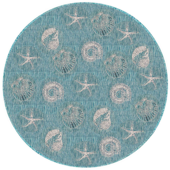 Carmel Shells Indoor Outdoor Area Rug