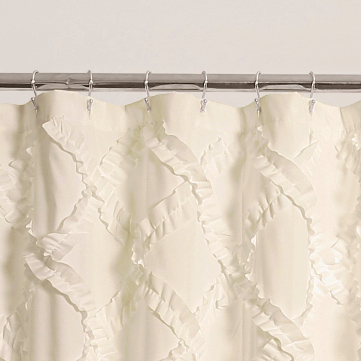 Ruffle Diamond Shower Curtain | Lush Decor | www.lushdecor.com – LushDecor