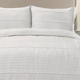 Bedding Bundle: Roesser Quilt Set + Pom Pom Stripe Quilt Set - King