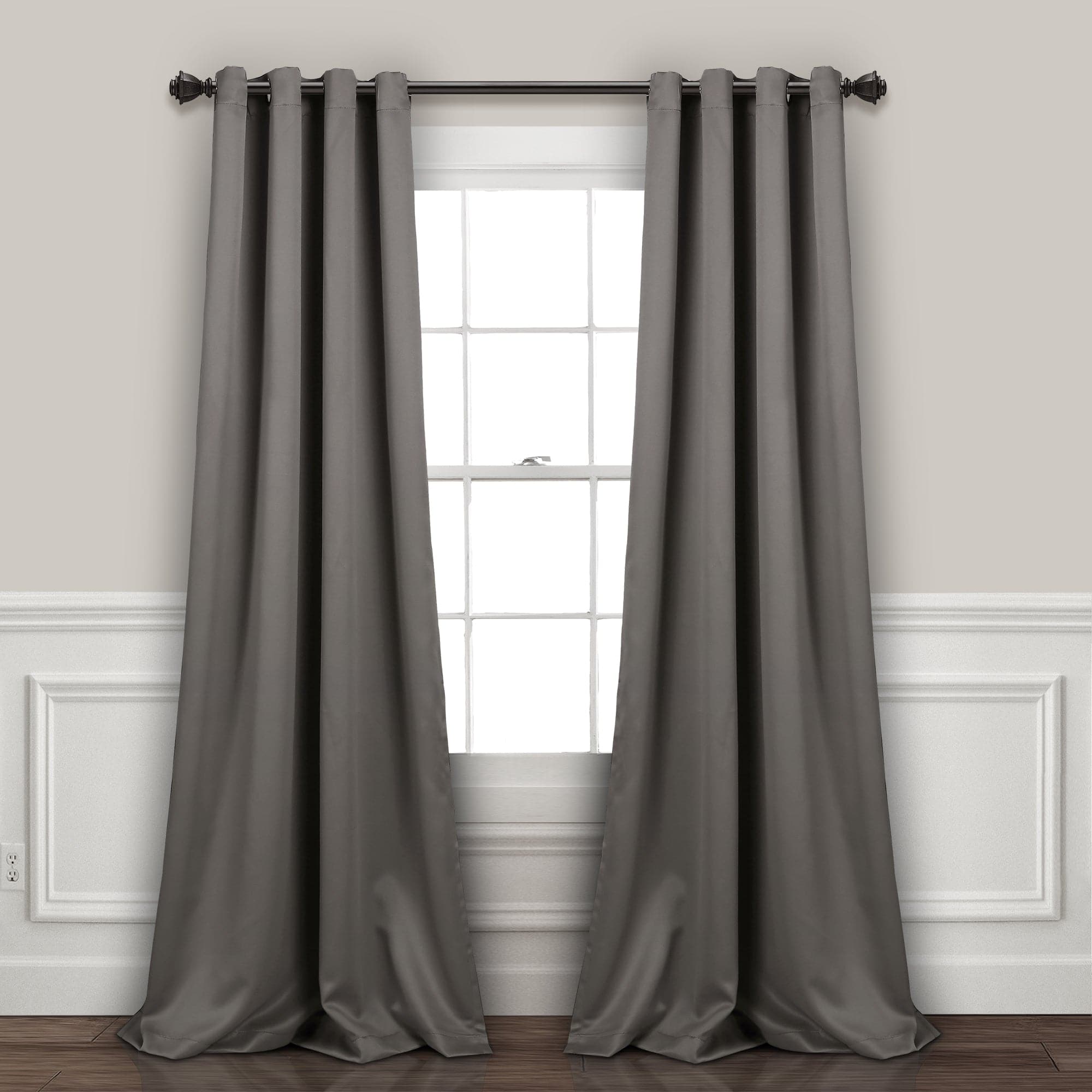 Gxi Stripes Burgundy Blackout Curtains Set 2 Panels Living Room Room  Darkening Thermal Insulated Grommet Drapes Curtain for Bedroom, Each Panel  W92 x