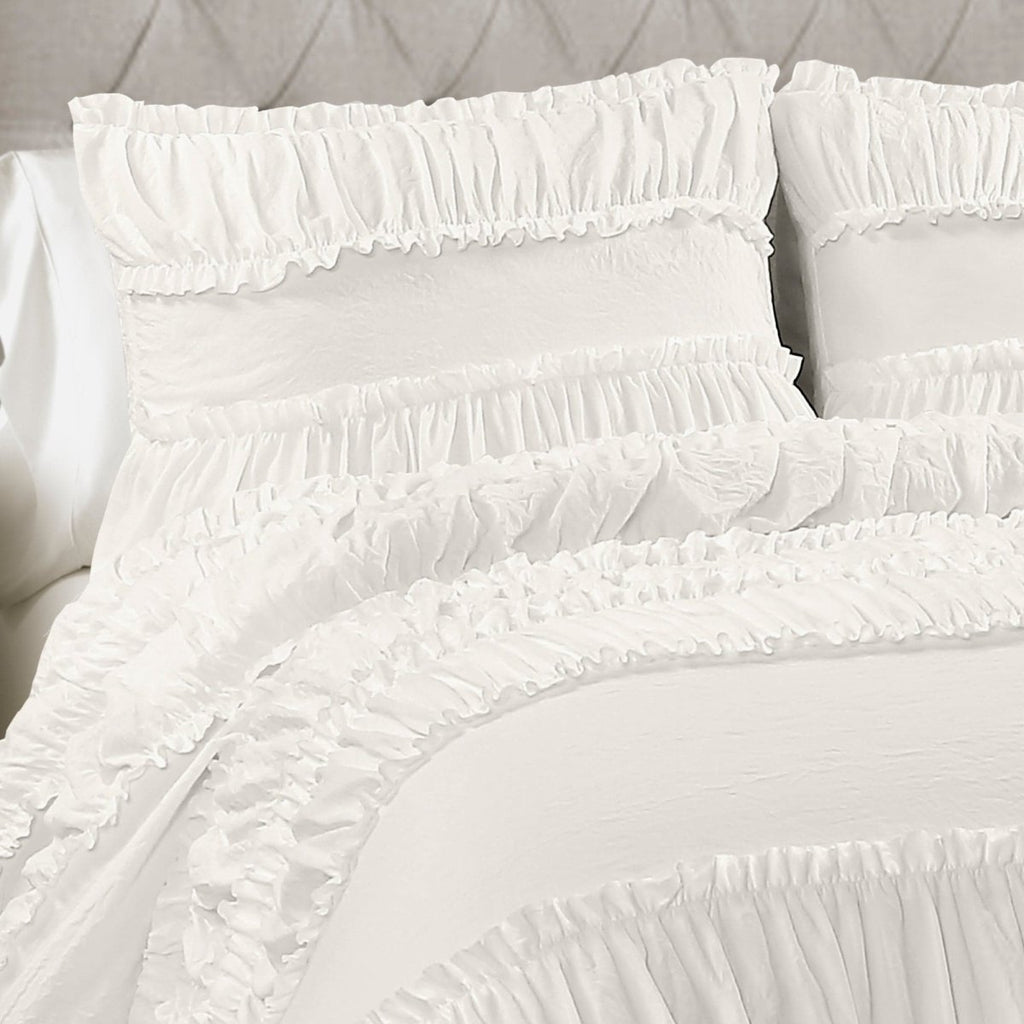 Nova Ruffle 3 Piece Comforter Set | Lush Decor | www.lushdecor.com ...