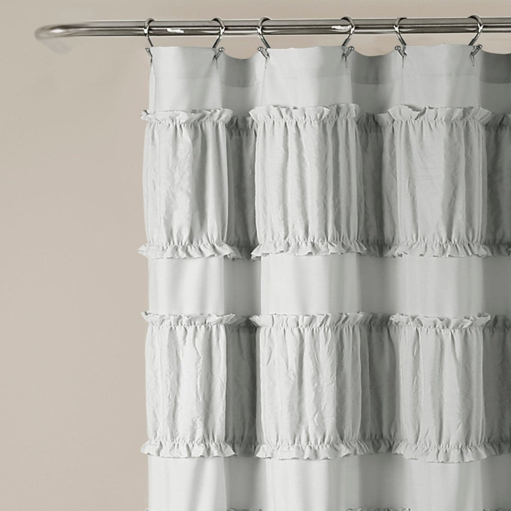 Nova Ruffle Shower Curtain | Lush Decor | www.lushdecor.com – LushDecor