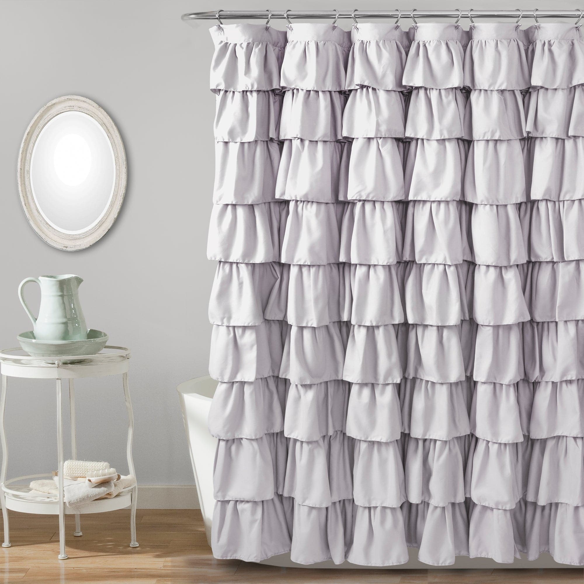 Ruffle Shower Curtain: Stylish Ruffle Shower Curtain Collection – LushDecor