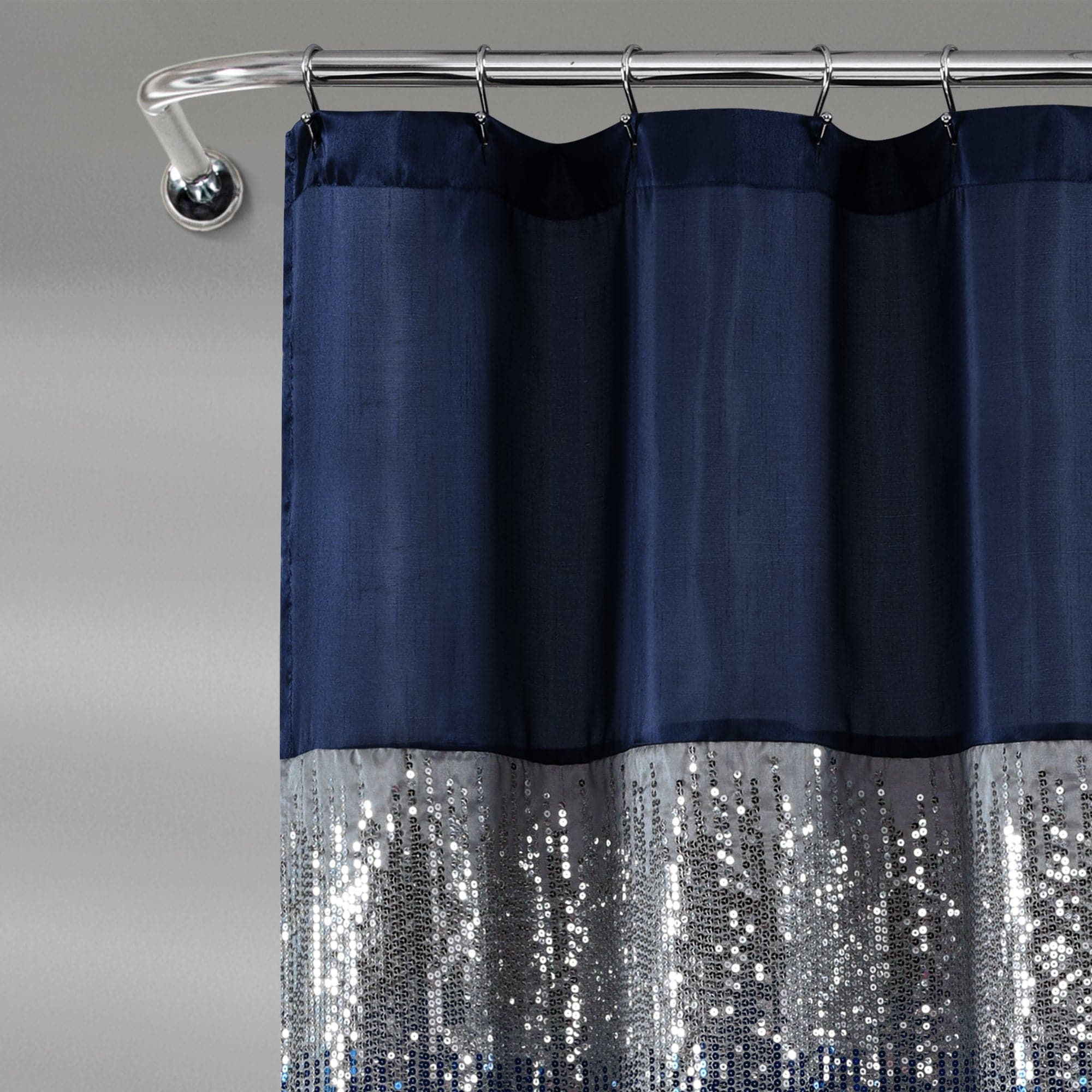 Chanel Glitter Shower Curtain Waterproof Luxury Bathroom - Usalast