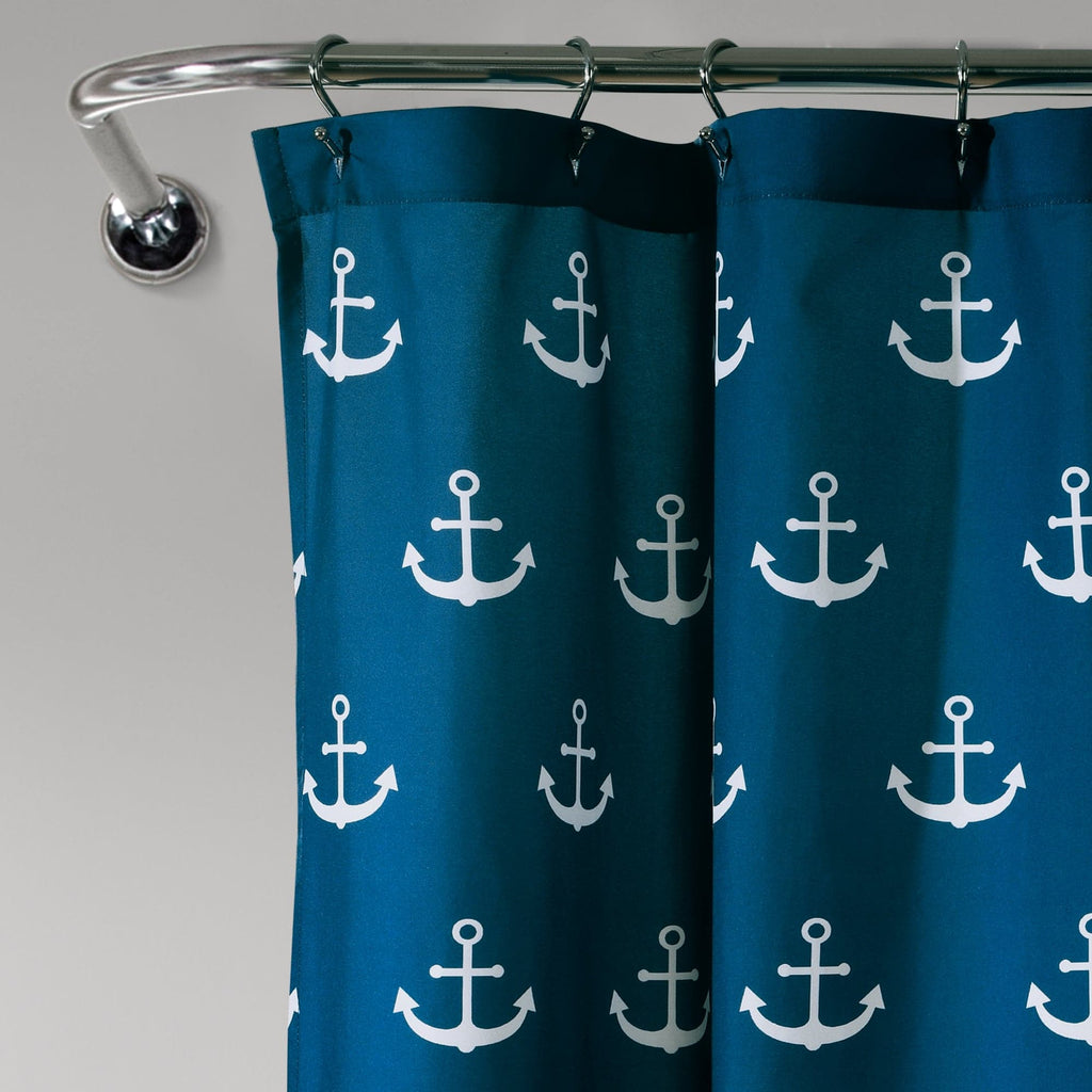 Anchor Shower Curtain Lush Decor LushDecor