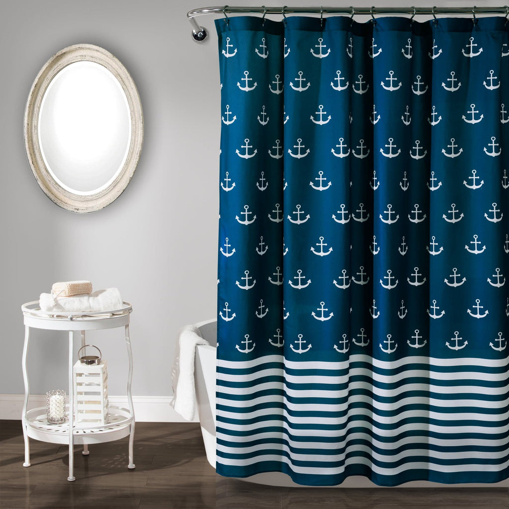 Anchor Shower Curtain Lush Decor LushDecor
