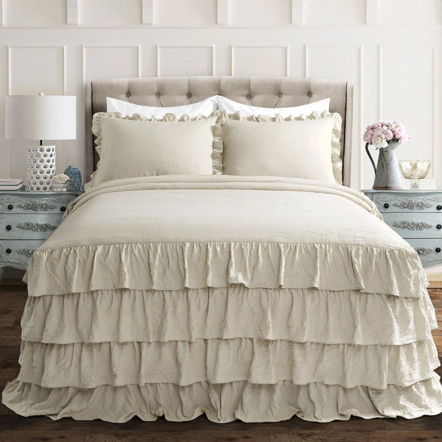 Allison Ruffle Skirt Bedspread Set | Lush Decor | www.lushdecor.com ...