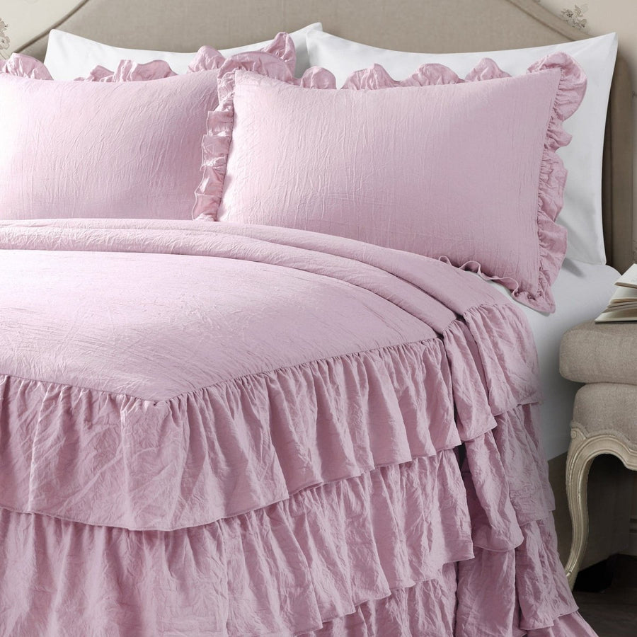 Allison Ruffle Skirt Bedspread Set | Lush Decor | www.lushdecor.com ...