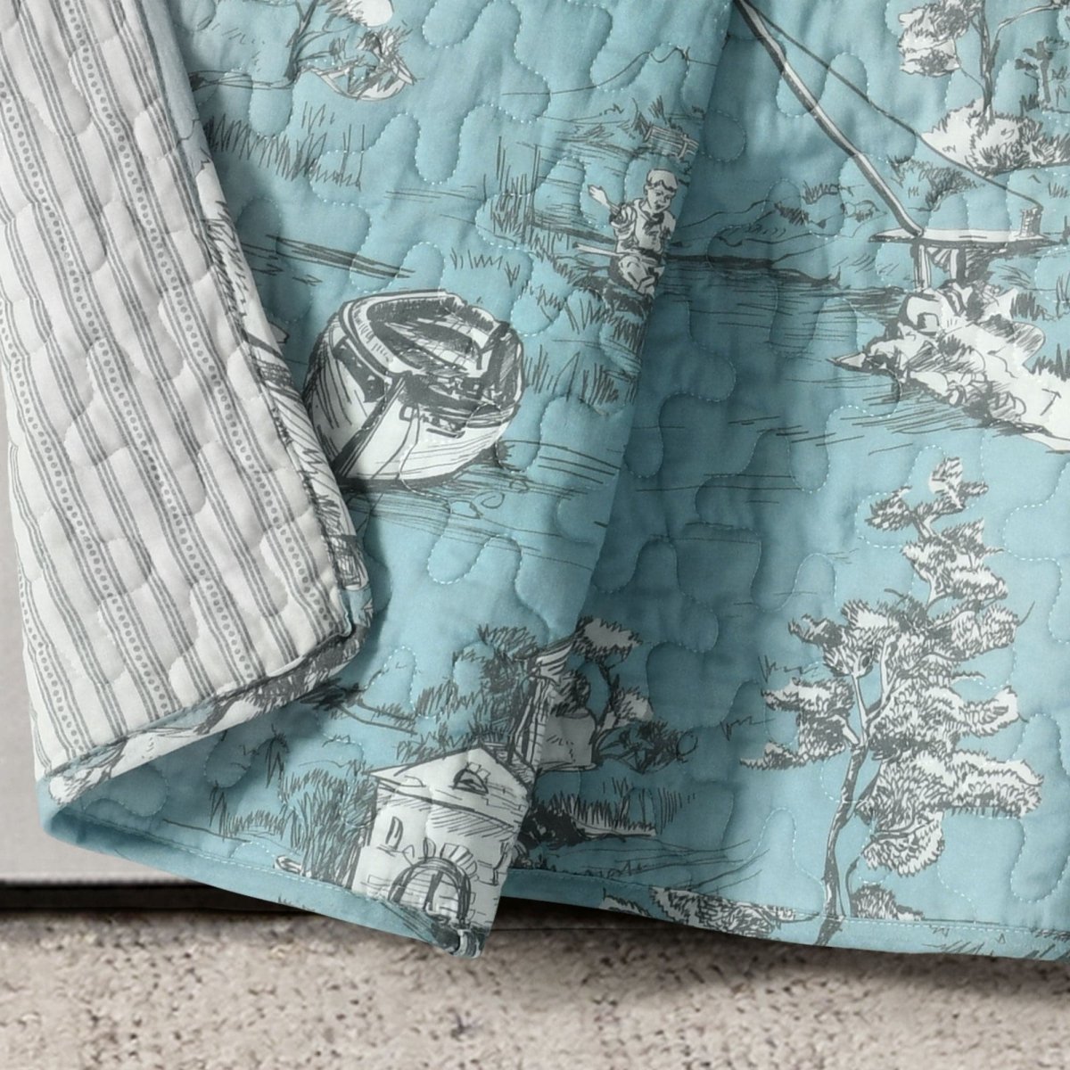 French Country Toile Throw | Lush Decor | www.lushdecor.com – LushDecor