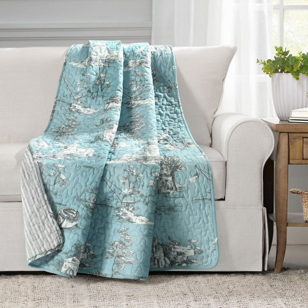 French Country Toile Throw | Lush Decor | www.lushdecor.com – LushDecor