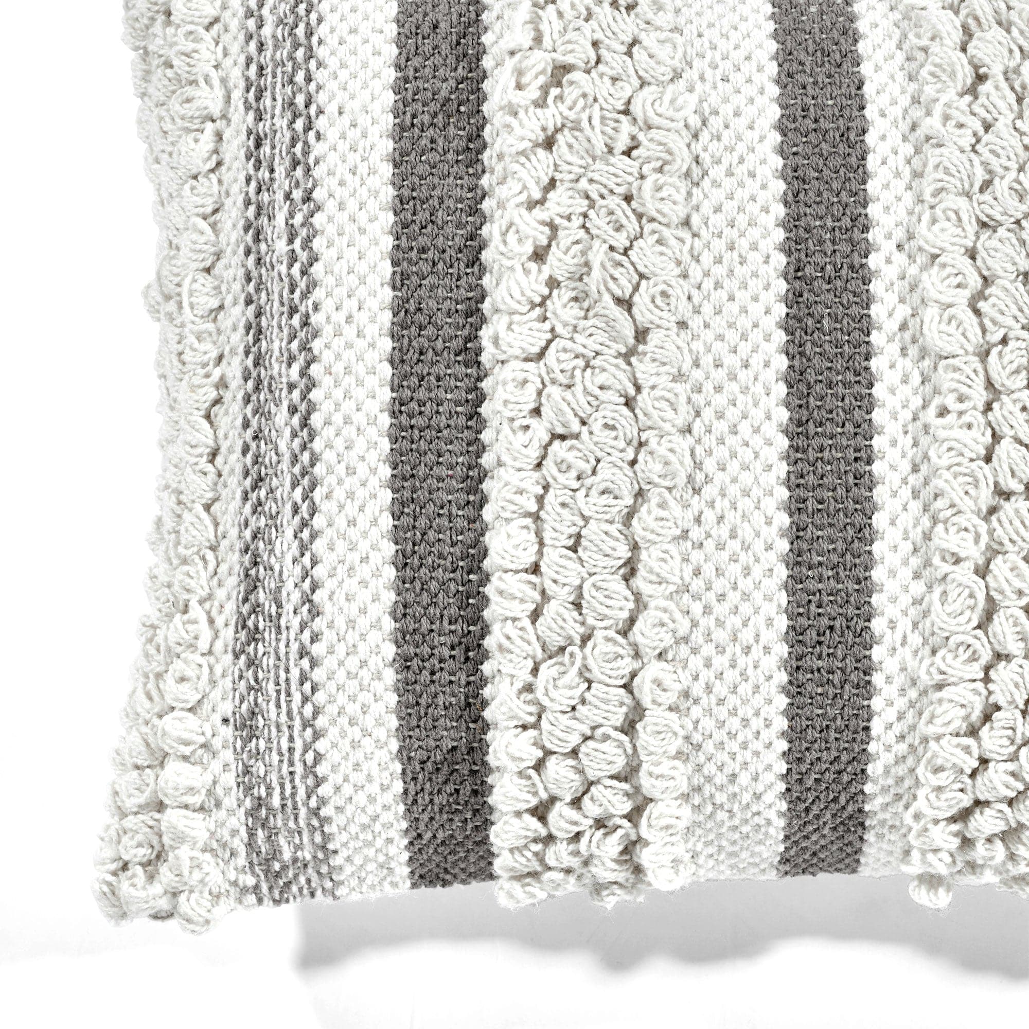 Bria Stripe Decorative Pillow Cover, Lush Decor