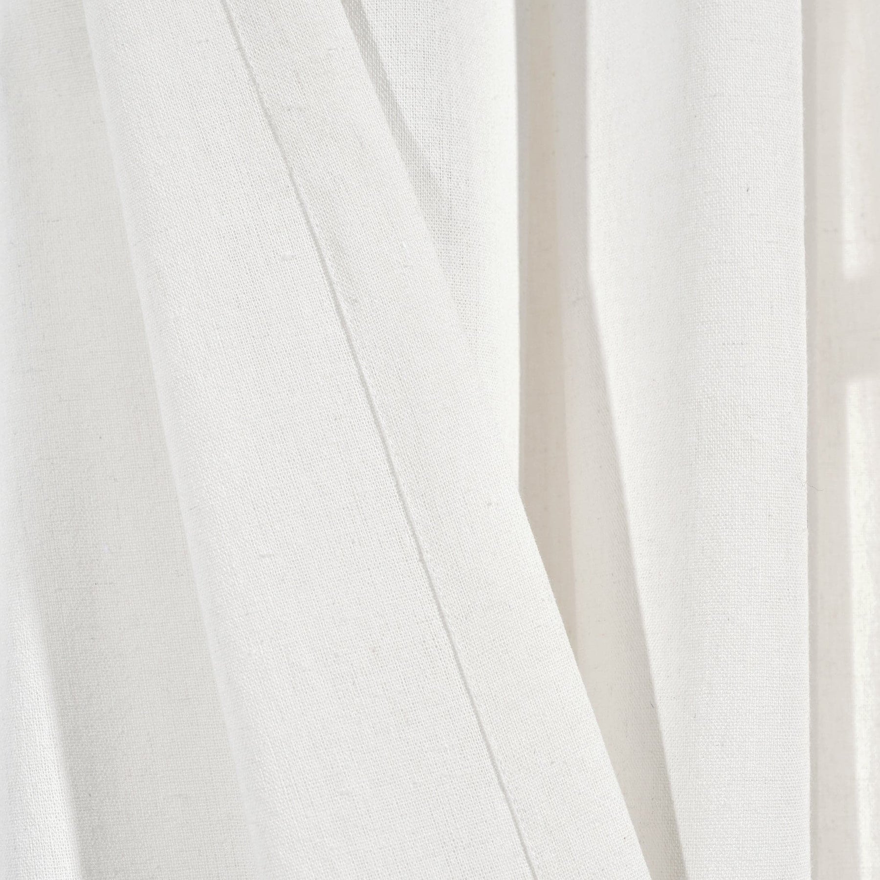 Linen Button Pinched Pleat Window Curtain Panel | Lush Decor | www ...